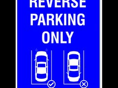 Parking Sign Reverse Parking Only